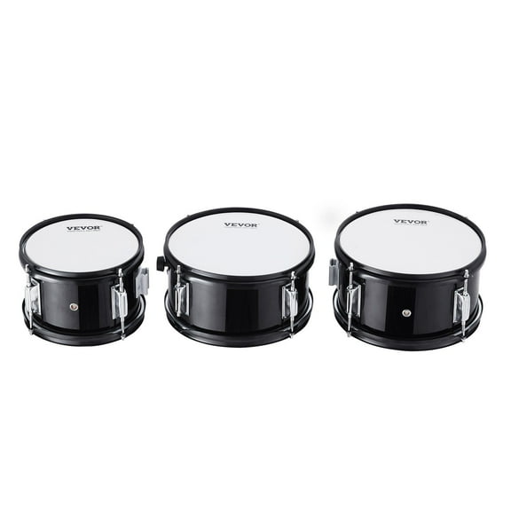 Beginner Drum Set, 5-Piece Complete Kit with Throne, Cymbals, Pedal & Sticks, Ideal Starter Set for ren, Black