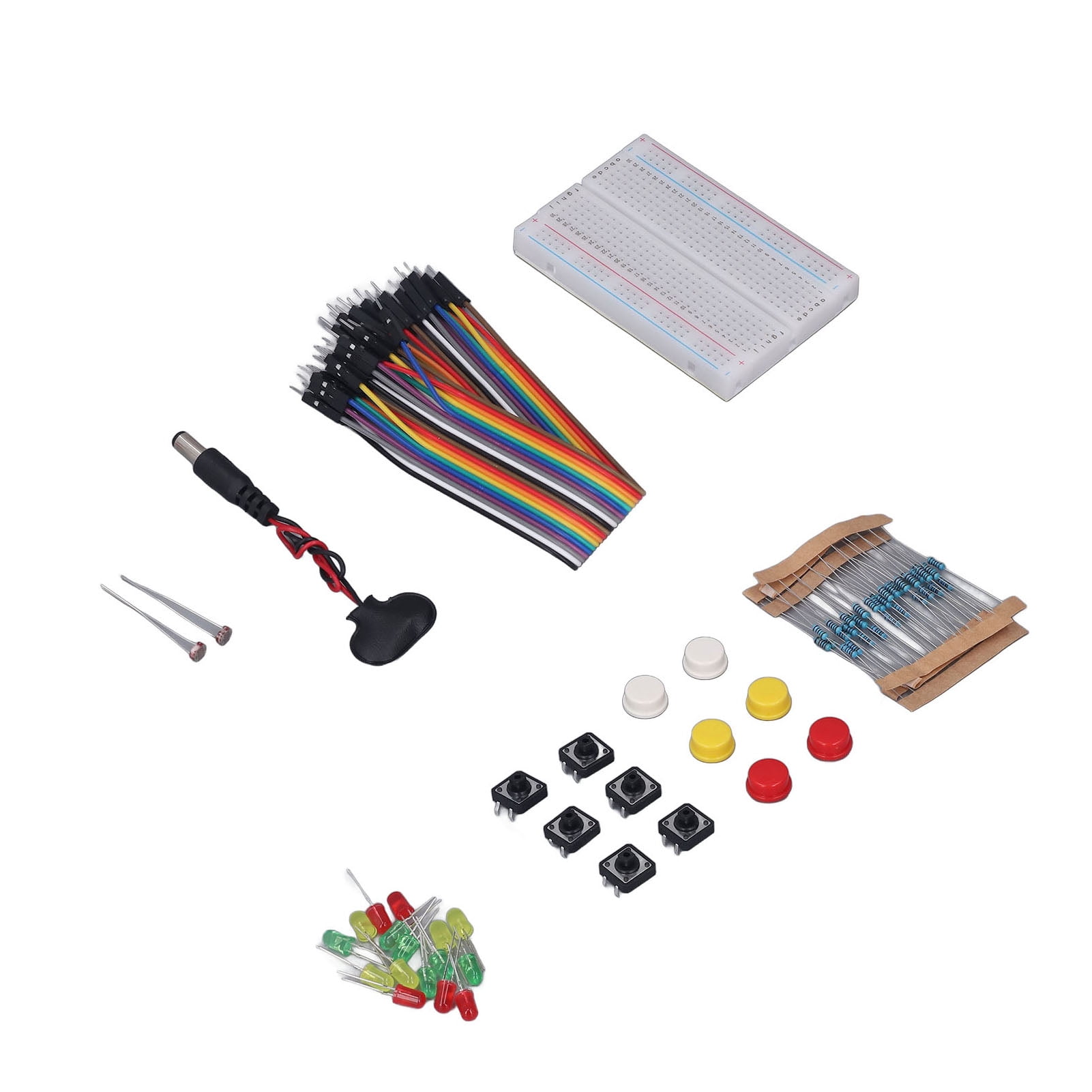 Beginner Electronics Kit with 400-Hole Breadboard for DIY Projects ...