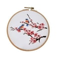 thumbnail image 1 of Beginner Embroidery Kit with Pre-Printed Pattern, Complete DIY Sewing Set with Hoop, Thread and Needles, 1 of 8