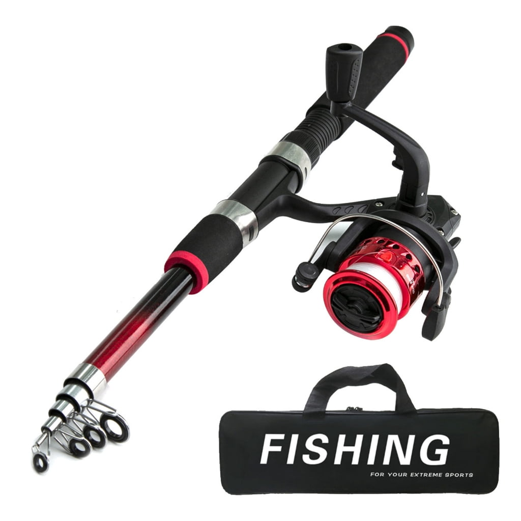 Beginner Fishing Set for Kids Teens Fishing Gear Tackles Telescopic Rod Fishing Reel with Float Baits Hook Landing Net