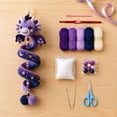 thumbnail image 1 of Beginner Friendly Dragon Crochet Kit, DIY Enchanted Dragon Spiral Hanging Ornament with Yarn, Hook, Beads, Stuffing & Pom-poms, Handmade Craft Set for Wall Window Car Decor and Gift, 1 of 8