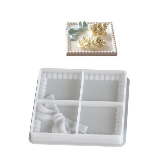 Beginner Friendly Silicone Serving Tray Mold Decorative Tray Moulds for Creative Resin Projects and Fruit Board Coasters