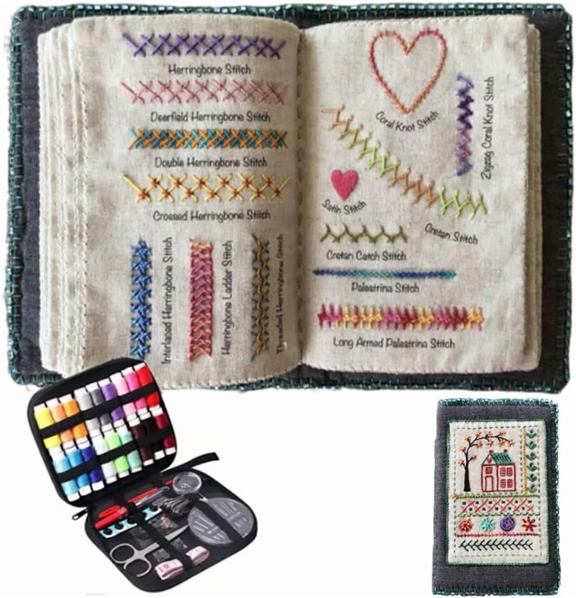 Beginner Friendly Stitch Book with 106 Different Stitches, Embroidery ...