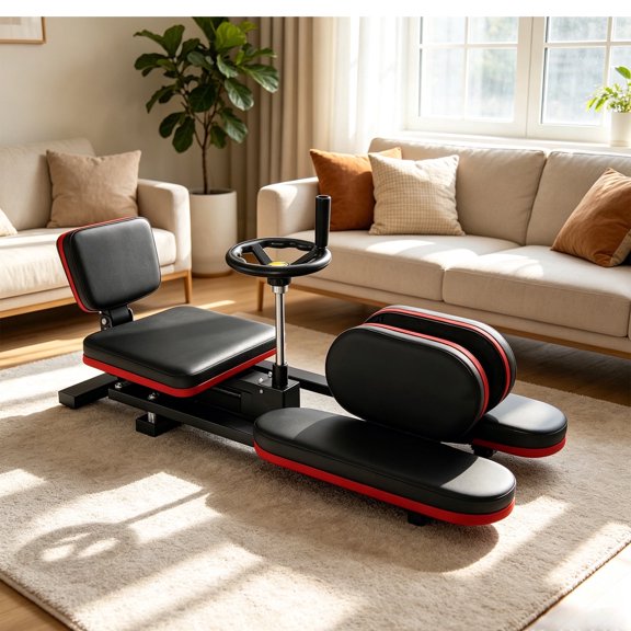 Splits Stretcher for Home – Safe & Easy Adjustable Leg Machine, 0-240° Flexibility Trainer with Soft Cushion, Pain-Free Stretching for Teens & Adults