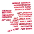 thumbnail image 1 of Beginner Tool Box Organizer Magnetic Labels - Easy Identification System for Tools, Durable and Versatile Metal Labels for Efficient Garage and Home Organization, 1 of 3