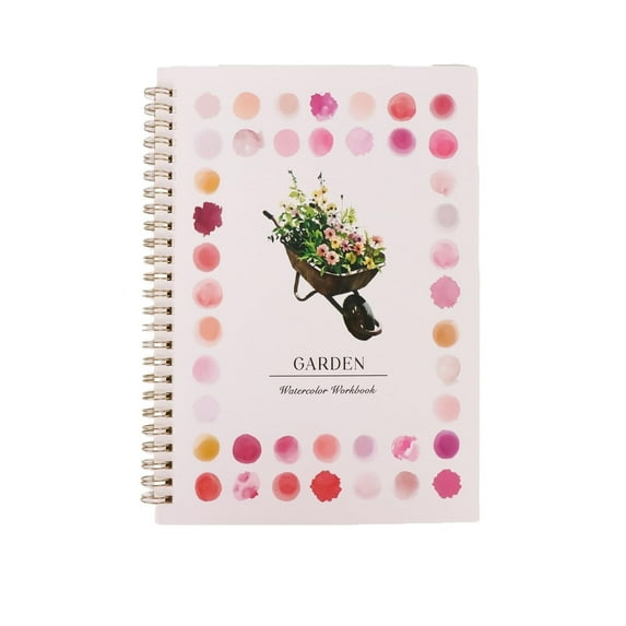 Garden theme Watercolor Painting Workbook