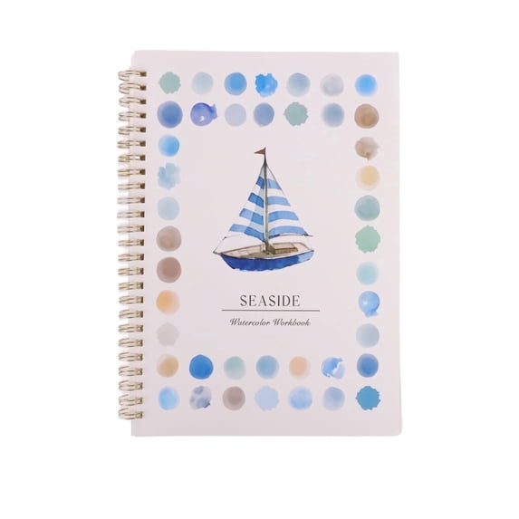 Beginner Watercolor Workbook with Paint Set - Easy Birds, Flowers & Animals Painting Kit for Adults