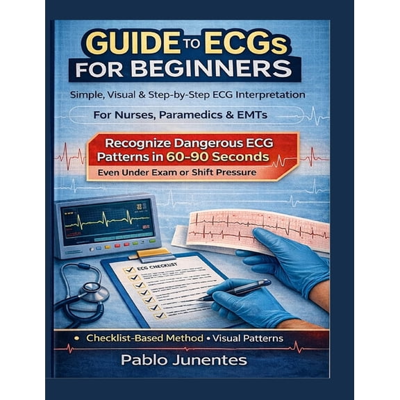 Beginner's ECG Guide: Simple, Visual, Step-by-Step Interpretation for Nurses and Paramedics, (Paperback)