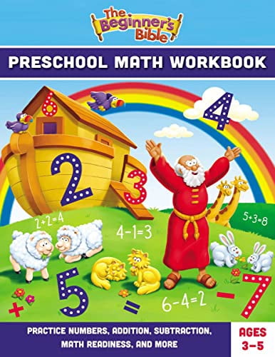 Math Bibble Pre-Owned Beginner's Bible Preschool Math Workbook: Practice Numbers ...