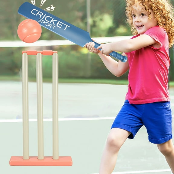 Beginner's Cricket Practice Training Set - Lightweight Sport Equipment for Outdoor Backyard Batting Drills