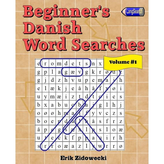 Beginner's Danish Word Searches - Volume 1, (Paperback)