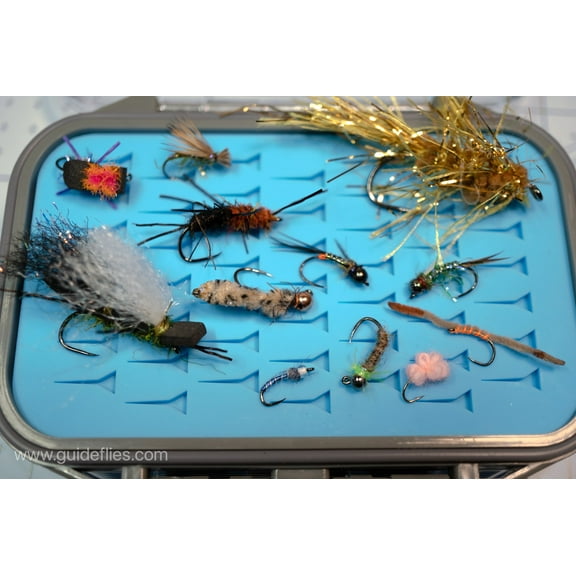 Beginner's Essential Trout Fly Kits Size: 24