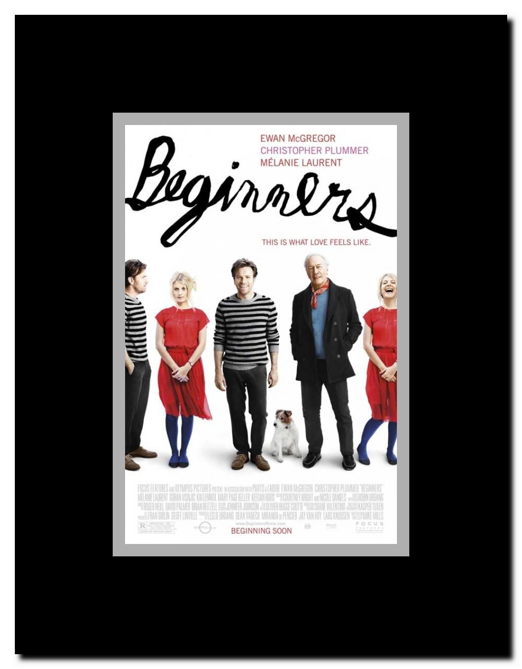Beginners Framed Movie Poster