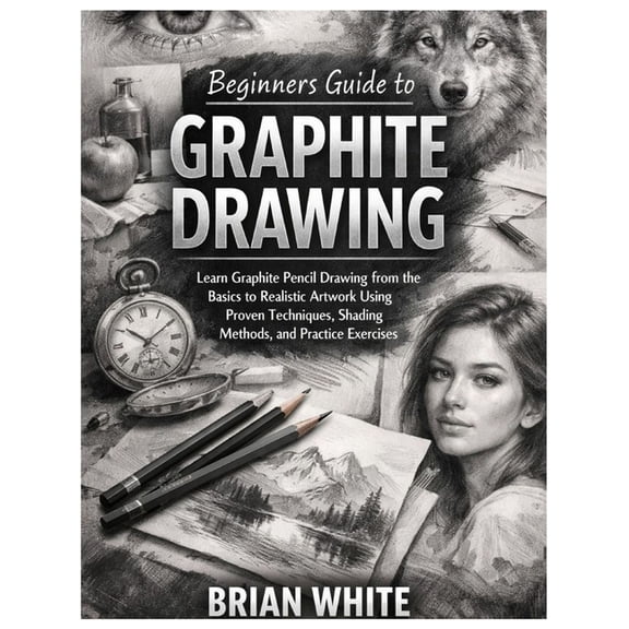 Beginners Guide to Graphite Drawing: Learn Graphite Pencil Drawing from the Basics to Realistic Artwork Using Proven Tec, (Paperback)