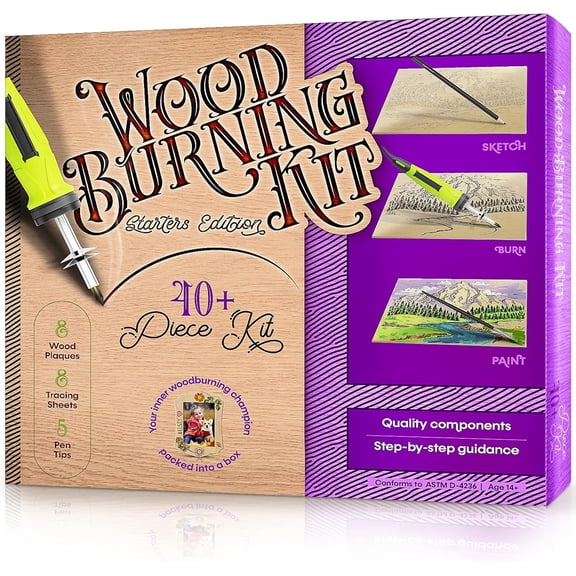 Beginners   Kit for , Teenage Boys & Girls - Christmas Gifts for Boy & Girl -  Projects Birthday  Idea for  Teen Woodburning DIY Hobby Kits Art Activities