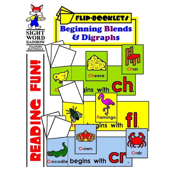 Beginning Blends and Digraphs : Flip Booklets (Paperback)