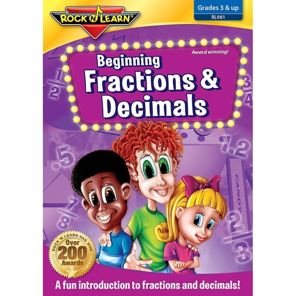 Rock N Learn: Beginning Fractions and Decimals  [DIGITAL VIDEO DISC]