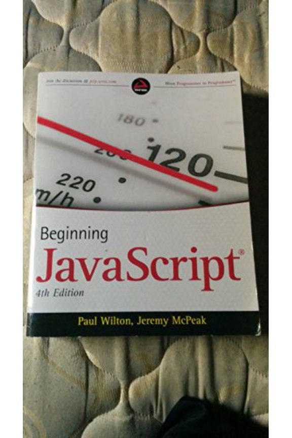 Pre-Owned Beginning JavaScript Paperback Paul Wilton, Jeremy McPeak