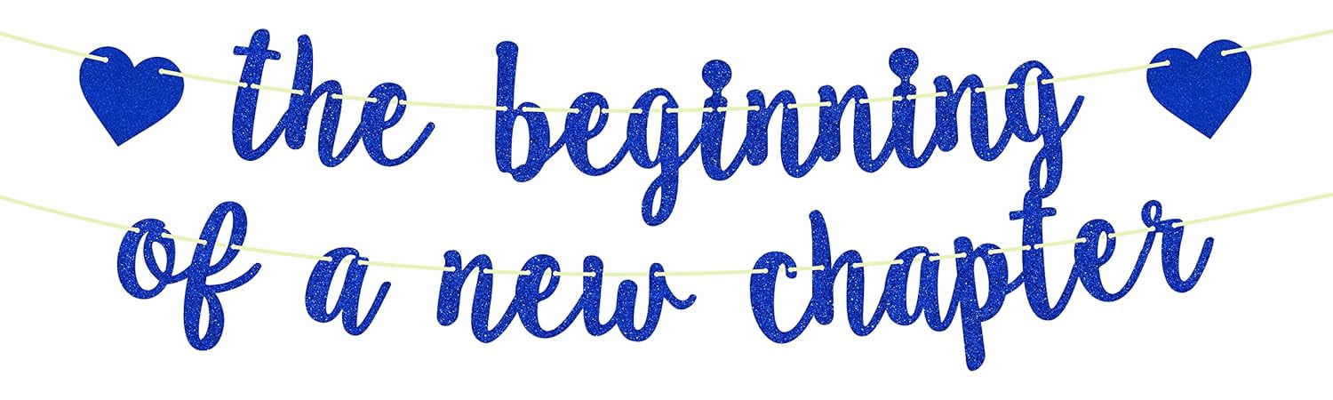 The Beginning of A New Chapter Banner, Farewell! Good Luck! Banner ...
