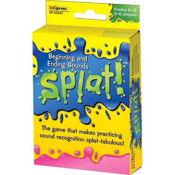 Beginning and Ending Sounds Splat Game Grades K-2 (EP62061)