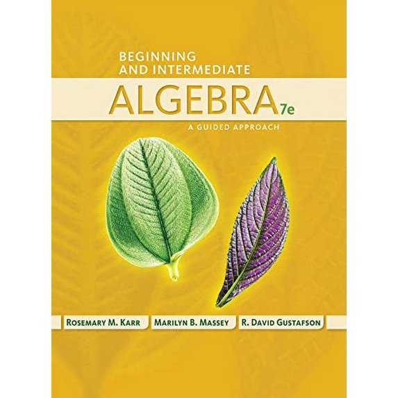 Pre-Owned Beginning and Intermediate Algebra: A Guided Approach (Hardcover) 143546253X 9781435462533