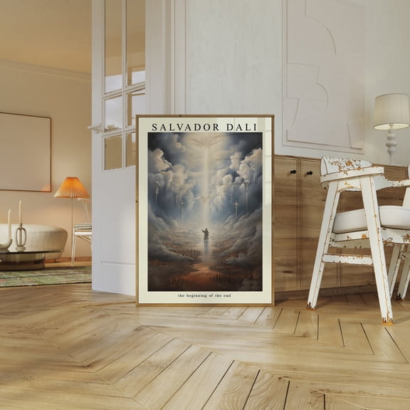 Beginning of the End Surreal Exhibition Wall Art, Unframed Paper Print Size 8x12