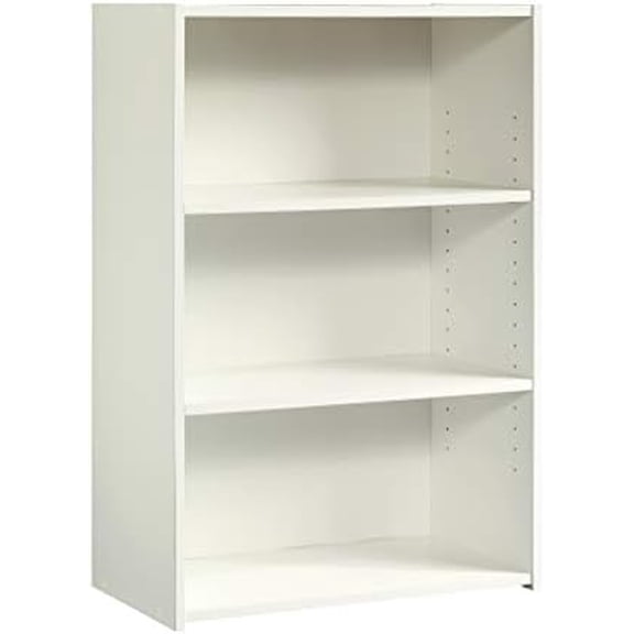 Beginnings 3-Shelf Bookcase/ Book shelf, Soft White finish