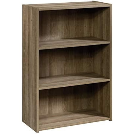 Beginnings 3-Shelf Bookcase, Bookshelf with Adjustable Storage Shelves, in Summer Oak