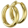thumbnail image 1 of Beginnings Medium Hoop Earrings - Gold, 1 of 1