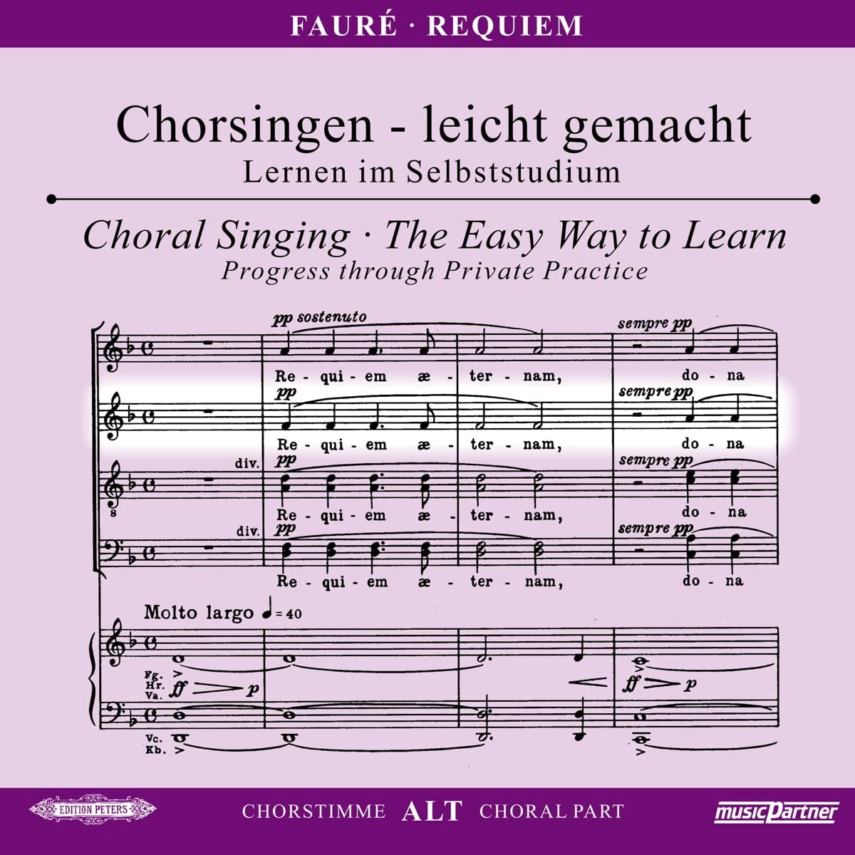 Requie Chorstimme Alt Begleitungen zum eigenen Musizieren - Chorsingen leicht ...