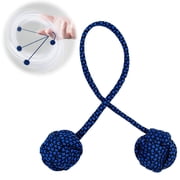Clearance Under $5 Begleri Fidget Toy,Fidget Beads,Begleri Fidget,Worry Worm,Fidget Beads Skill Toys,Fidget Toys,Parachute Cord and Steel Beads Navy 10*1inClearance from ANMUYUM