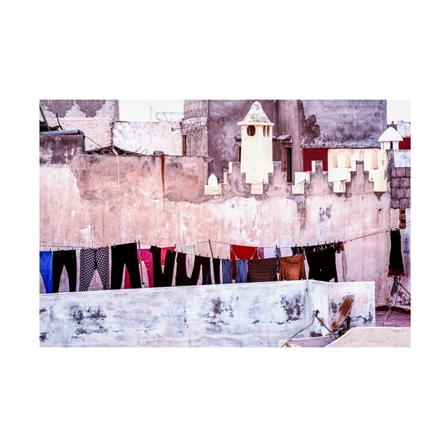 Bego Amare 'Roofs' Canvas Art