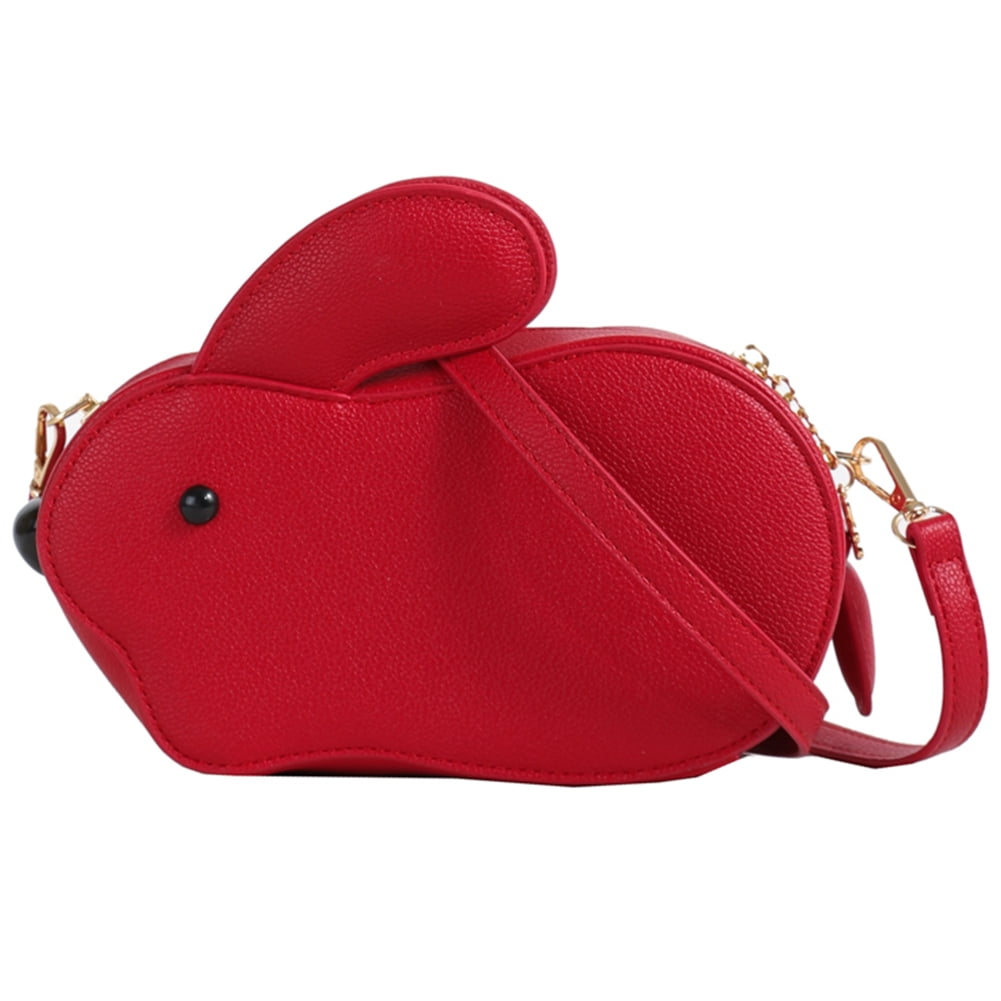 Begsfte Women Shoulder Bag Rabbit Shape PU Leather Handbag for Travel ...