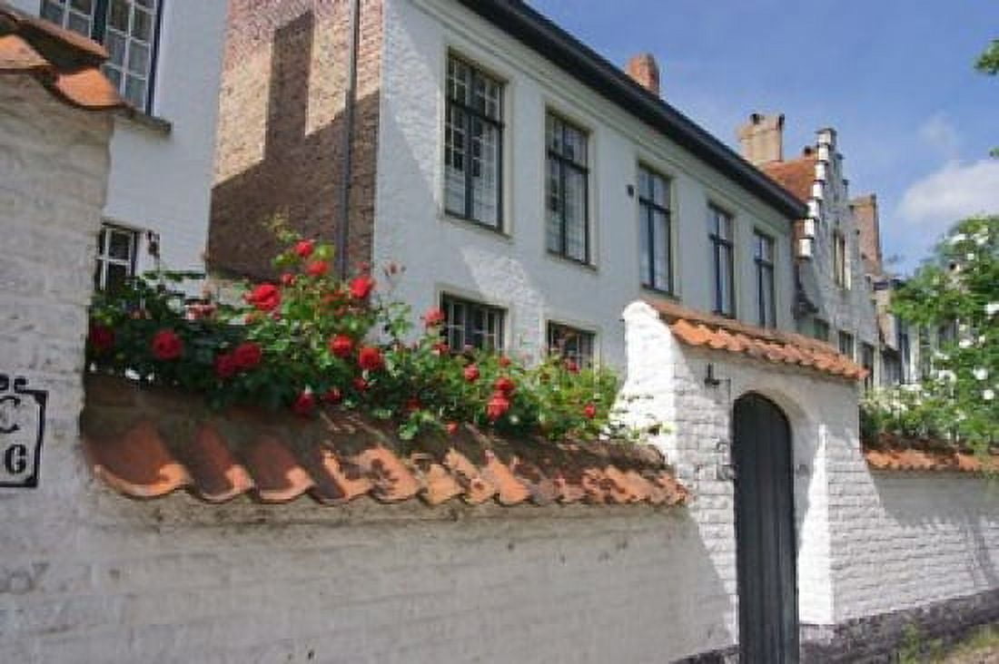 Beguinale House Bruges Belgium Canvas Art - Susan Pease DanitaDelimont (20 x 13)