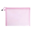 thumbnail image 1 of Begzeat 9.4x13.2 Inches Canvas Zipper Pouch, Blank DIY Craft Pen Pencil Case Multipurpose Makeup Bag for Cosmetic, Invoice Bill, Travel Toiletry, Pink, 1 of 8