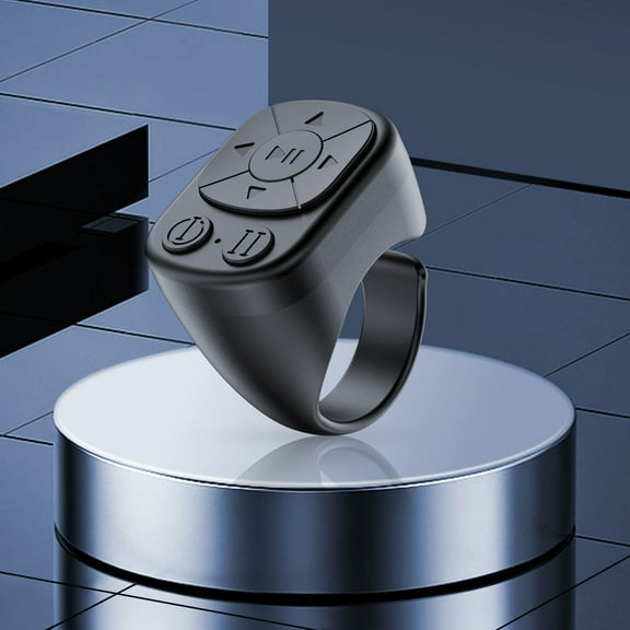 Begzeat Clearance Scrolling Ring - Remote Control for TikTok, Bluetooth Page Turner Ring Scroller, Camera Shutter Short Video and Music Remote Controller, iOS Android Phone Compatible