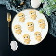 thumbnail image 1 of Begzeat Cute Halloween Cookie Cutters Plastic Cookie Stamps Halloween Cookie Molds Ghost Eyeballs Witch Hat Broom Cookie Mold for DIY Cake Baking Supplies Kitchen Accessories, 7 Styles, 1 of 8