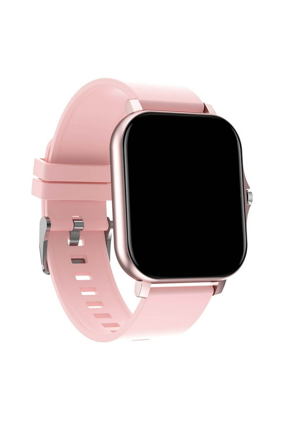 GT21 Y13 Smart Watch Bluetooth Call Stainless Steel Strap Fitness Tracker Heart Rate Monitor Waterproof Smartwatch for Men Women Android iOS Spring Sale Products,Pink