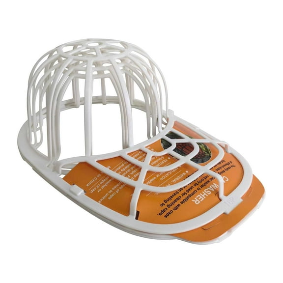 Begzeat Hat Washer Cage Hat Cleaner, Hat Washer for baseball caps for Washing Machine or Dishwasher, Ball Cap Washer Frame for Flat & Curved Hats,2pc White
