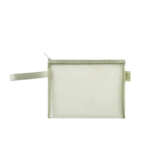 Begzeat Mesh Zipper Pouch Bags with Handle, EVA Board Game Storage Organizer,A5 Letter Size,Waterproof Plastic Zipper Pouches,Clear Document File Folder for School/Travel/Home