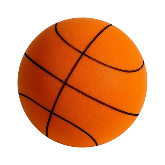 Begzeat Silent Basketball, 2024 New Indoor Training Ball Uncoated High Density Foam Ball, Low Noise Basketball Foam Sports Balls for Over 3 Years Old Kids, Lightweight and Easy to Grip(7in)