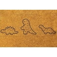 thumbnail image 1 of Begzeat Summer Decorative Doormat,Baby dinosaur Mat, Natural Coir Fiber Doormat, Perfect for any Entryway, Anti-Slip Mat Backing 16*24Inches, 1 of 9
