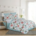 thumbnail image 1 of Behari Octopus Blue Beach Coastal Full/Queen 3 Piece Quilt Set, 1 of 7