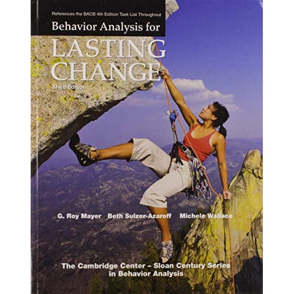 Pre-Owned Behavior Analysis for Lasting Change, Third Edition