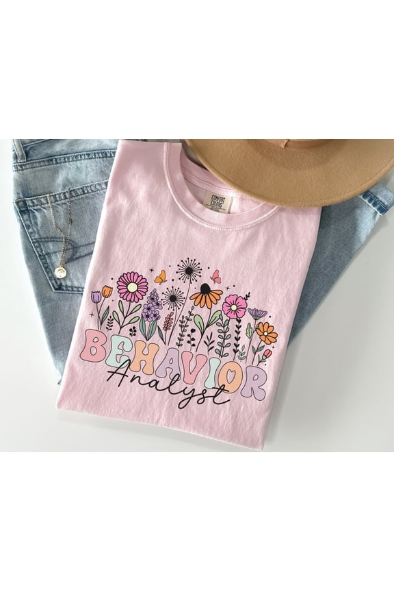 Behavior Analyst Shirt BCBA Shirt BCBA Gift Board Certified Behavior Analyst Shirt Retro B