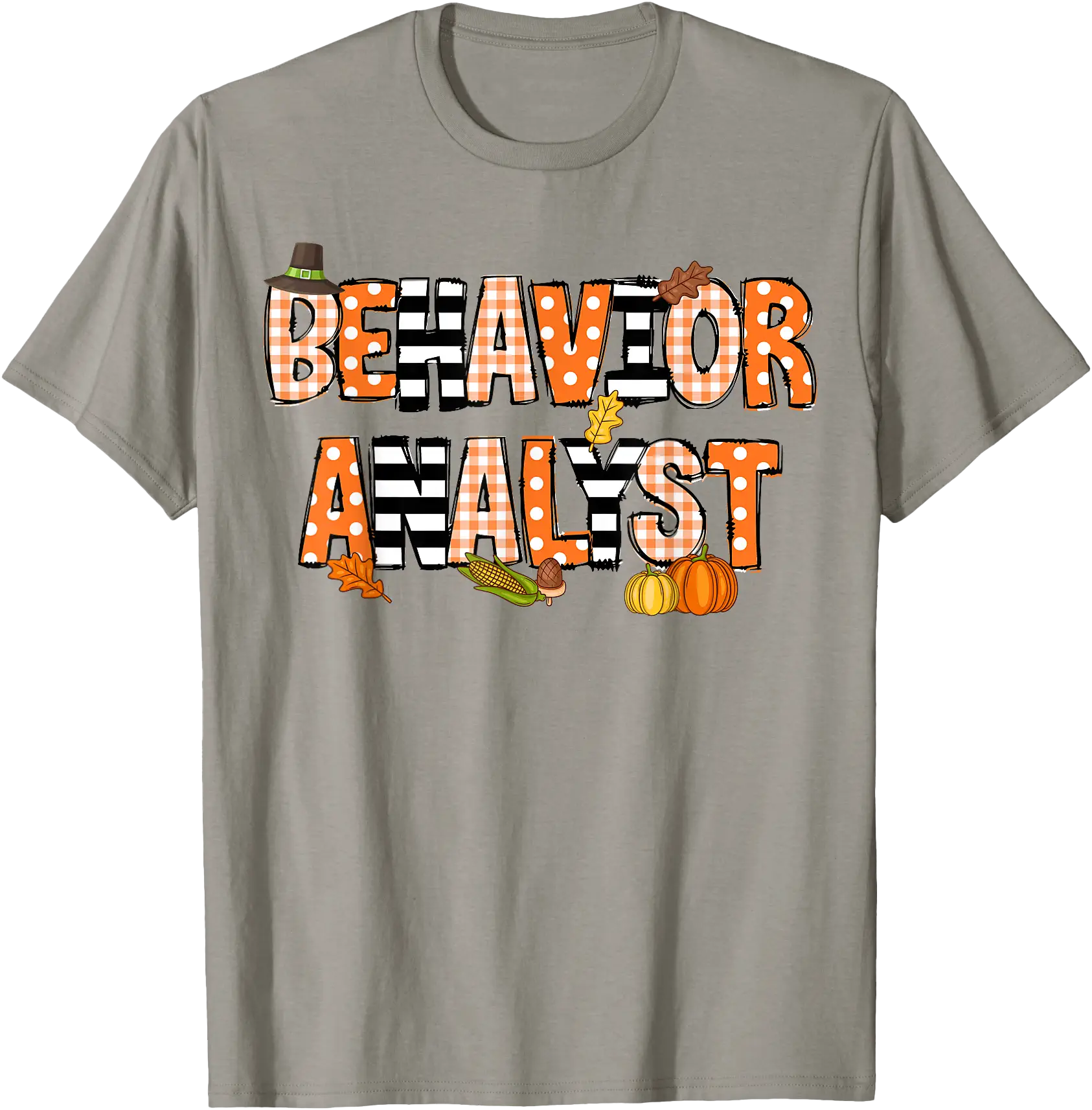 Behavior Analyst Thanksgiving ABA Therapist Psychologist T-shirt ...