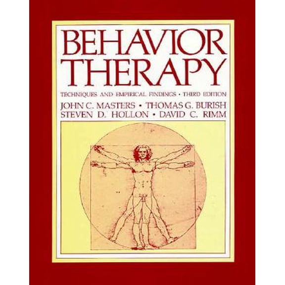 Pre-Owned Behaviour Therapy: Techniques and Empirical Findings Paperback