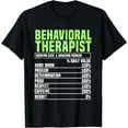 thumbnail image 1 of Behavioral Therapist Facts Analyst Behavior Tech T-Shirt, 1 of 4