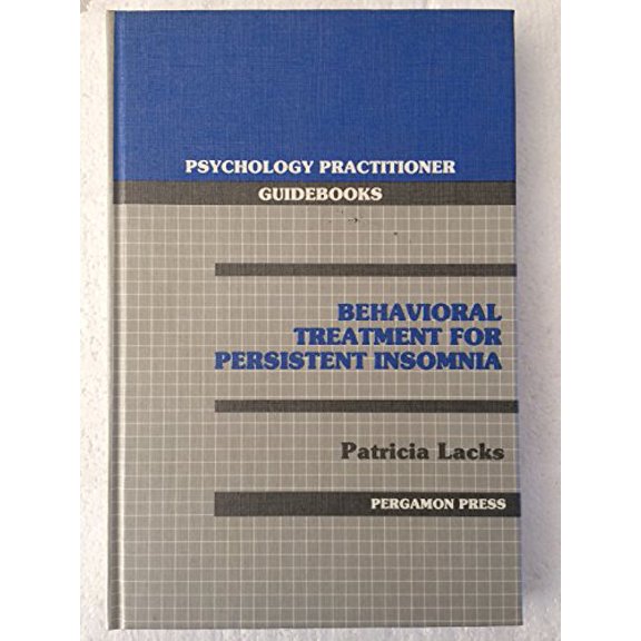 Pre-Owned Behavioural Treatment for Persistent Insomnia Paperback