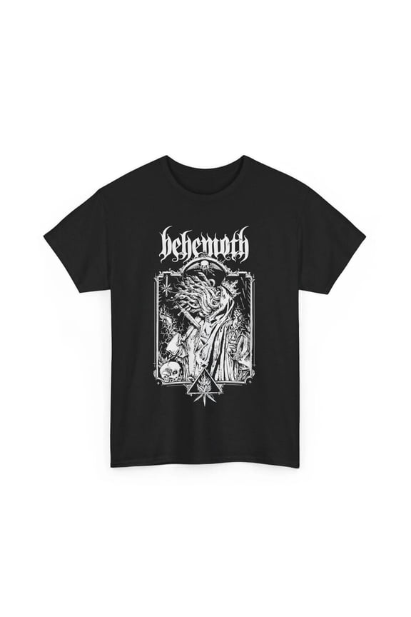 Behemoth Blackened Death Metal Band Unisex Heavy Cotton Tee, Concert Shirt, Musi
